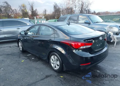 2016 Hyundai Elantra Se из США, поврежденный, VIN KMHDH4AE7GU601870